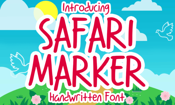 Safari Marker Font - Featured Image