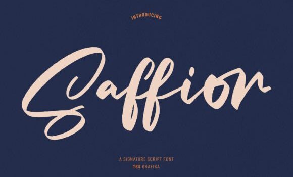 Saffior Font Fonts Free Download Saffior Font - Featured Image