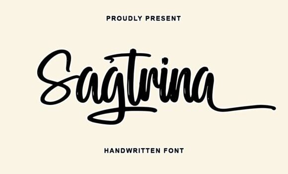 Sagtrina Font - Featured Image