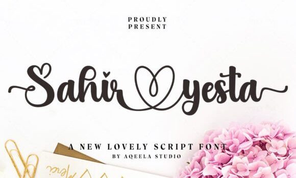 Sahir Yesta Font - Featured Image