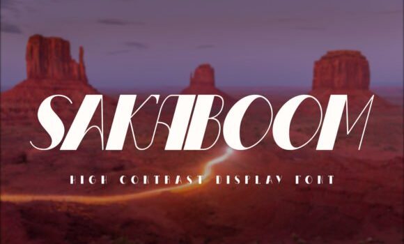 Sakaboom Font - Featured Image
