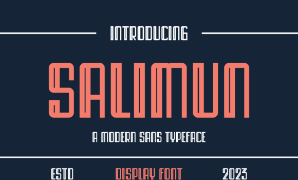 Salimun Font - Featured Image