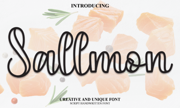 Sallmon Font Fonts Free Download Sallmon Font - Featured Image