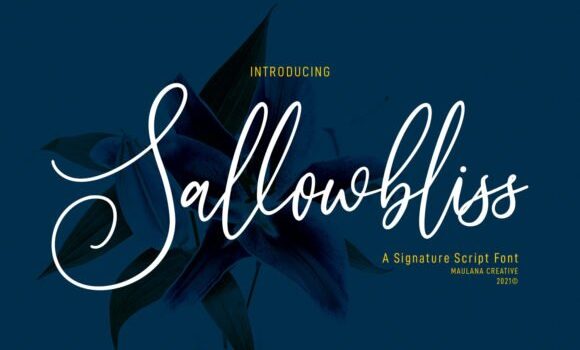 Sallowbliss Font - Featured Image