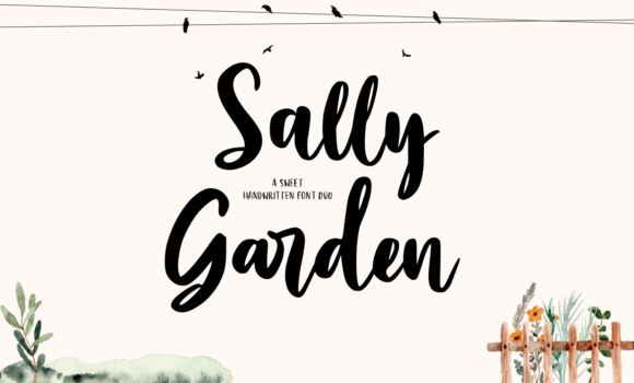 Sally Garden Font - Featured Image