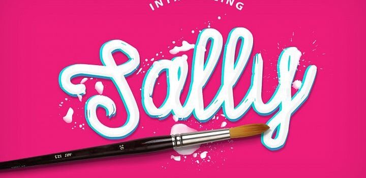 Sally Script Font - Featured Image