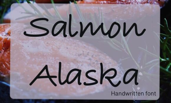 Salmon Alaska Font - Featured Image