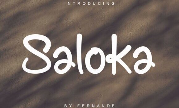 Saloka Font Fonts Free Download Saloka Font - Featured Image