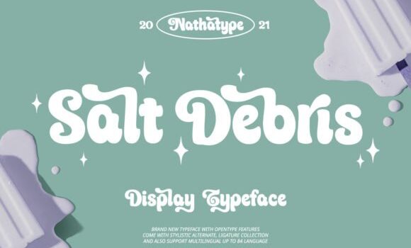 Salt Debris Font - Featured Image
