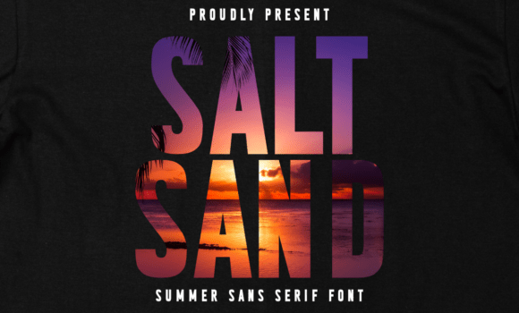 Salt Sand Font Fonts Free Download Salt Sand Font - Featured Image