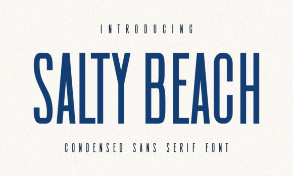Salty Beach Font - Featured Image