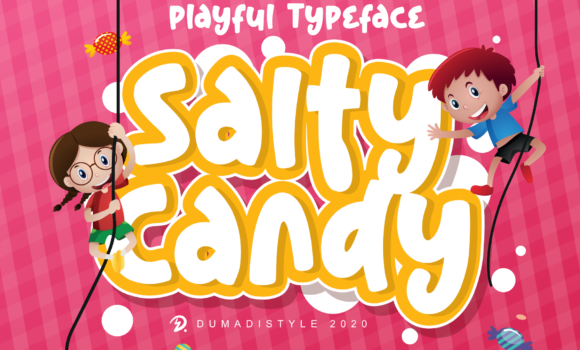 Salty Candy Font - Featured Image