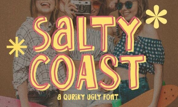 Salty Coast Font - Featured Image