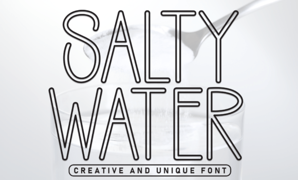 Salty Water Font Fonts Free Download Salty Water Font - Featured Image