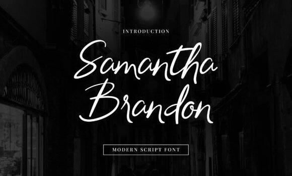 Samantha Brandon Font Fonts Free Download Samantha Brandon Font - Featured Image