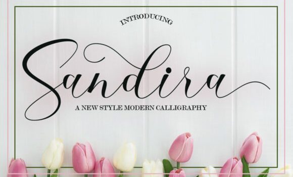 Sandira Script Font - Featured Image