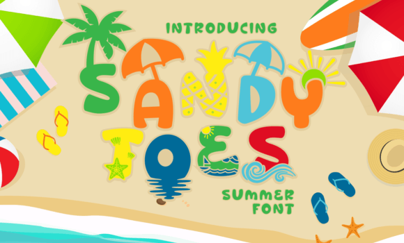 Sandy Toes Font - Featured Image