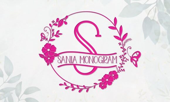 Sania Monogram Font - Featured Image