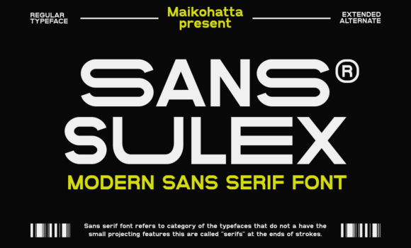 Sans Sulex Font - Featured Image
