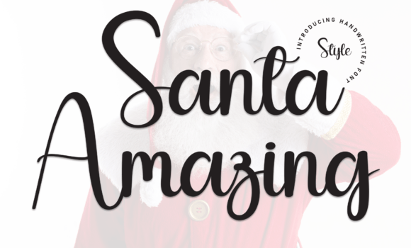 Santa Amazing Font - Featured Image