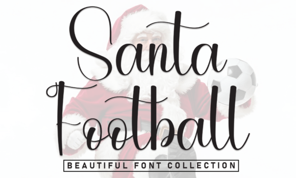 Santa Football Font - Featured Image
