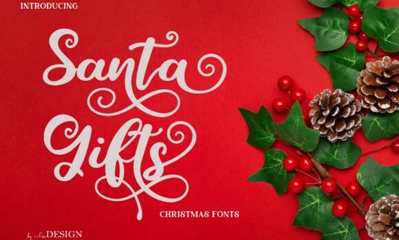 Santa Gifts Font - Featured Image