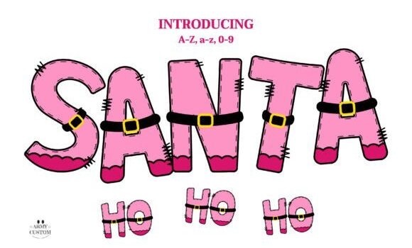 Santa Ho Ho Ho Pink Font Fonts Free Download Santa Ho Ho Ho Pink Font - Featured Image