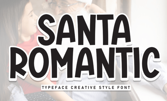 Santa Romantic Font - Featured Image