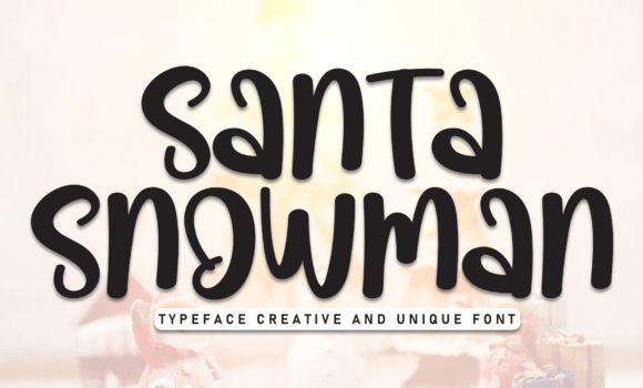 Santa Snowman Font Fonts Free Download Santa Snowman Font - Featured Image