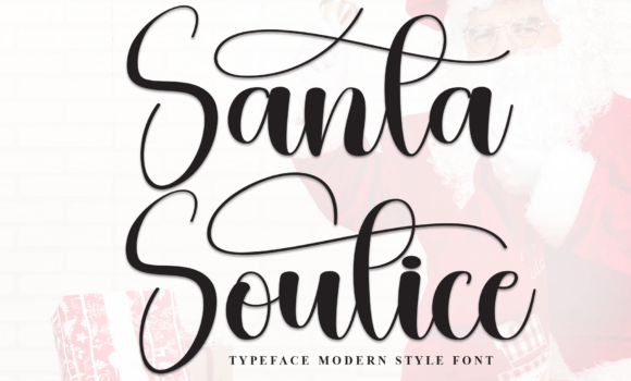 Santa Soutice Font - Featured Image
