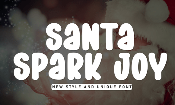 Santa Spark Joy Font - Featured Image