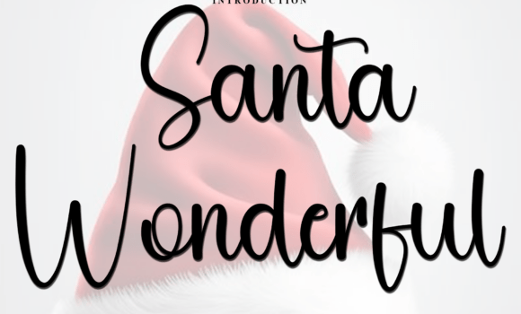 Santa Wonderful Font - Featured Image