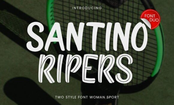 Santino Ripers Font - Featured Image
