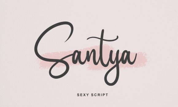 Santya Font Fonts Free Download Santya Font - Featured Image