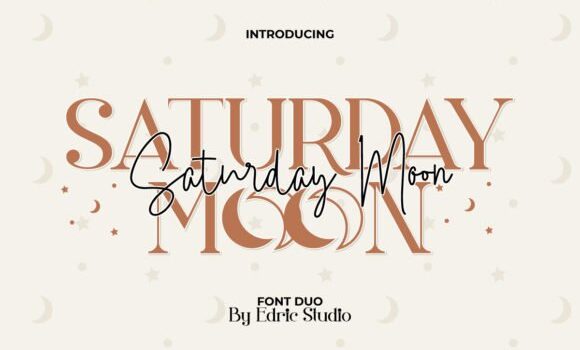 Saturday Moon Font Fonts Free Download Saturday Moon Font - Featured Image