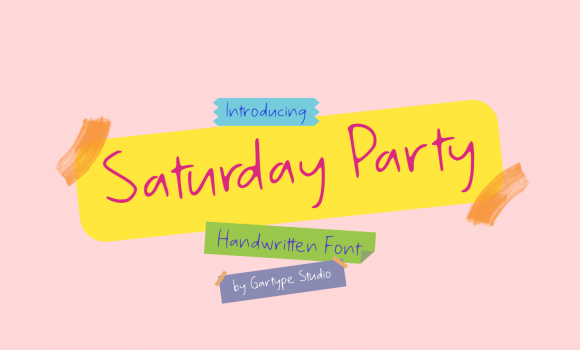 Saturday Party Font - Featured Image