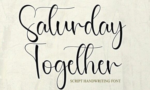 Saturday Together Font - Featured Image