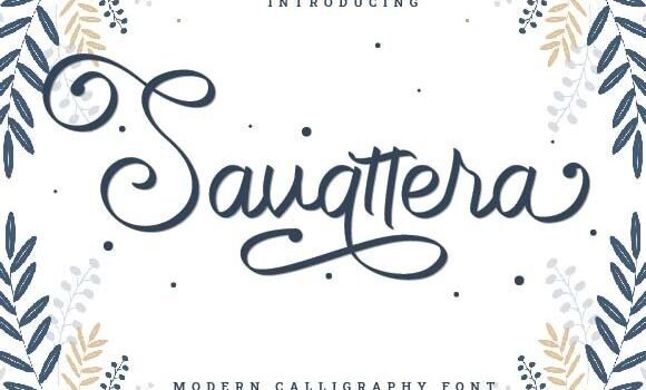 Savattera Font - Featured Image