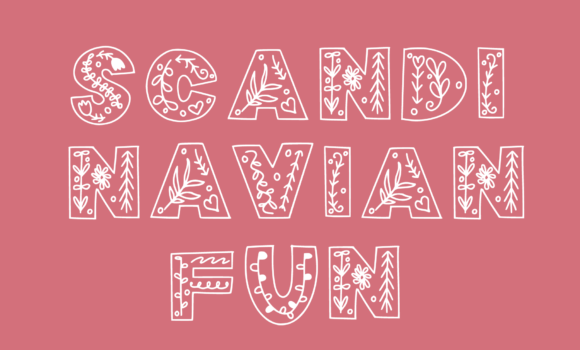 Scandinavian Fun Font - Featured Image
