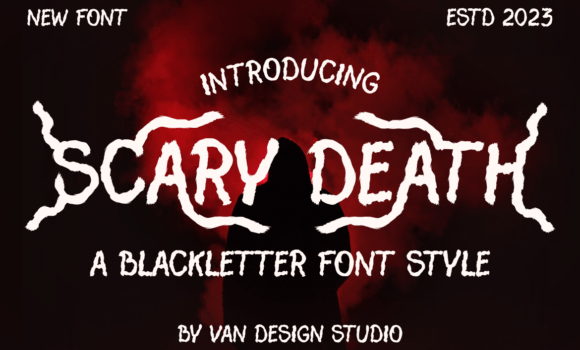 Scary Death Font - Featured Image