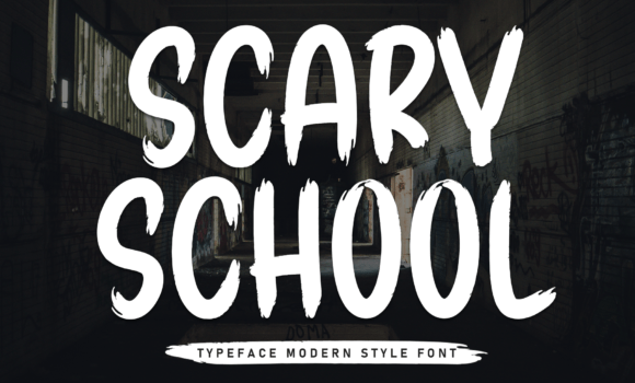 Scary School Font Fonts Free Download Scary School Font - Featured Image