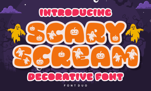 Scary Scream Font - Featured Image