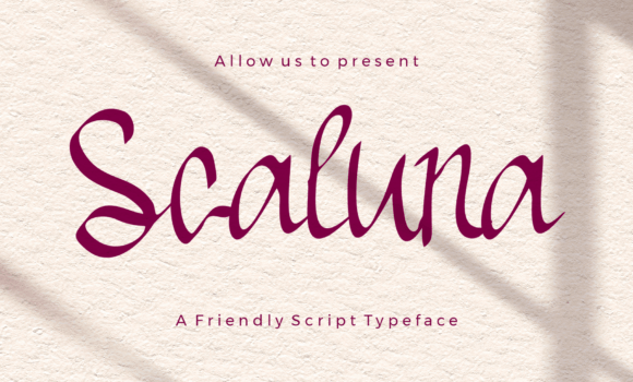 Schaluna Font - Featured Image