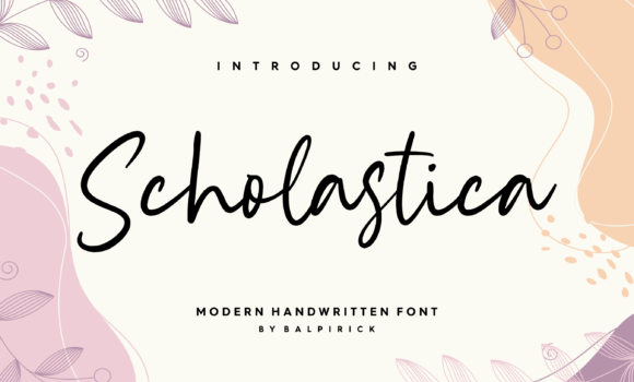 Scholastica Font - Featured Image