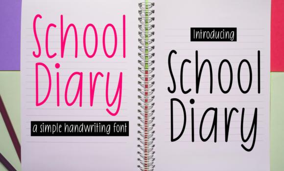 School Diary Font Fonts Free Download School Diary Font - Featured Image