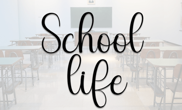 School Life Font - Featured Image
