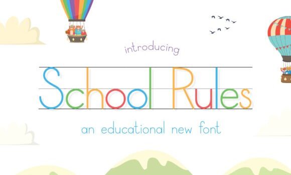 School Rules Font Fonts Free Download School Rules Font - Featured Image