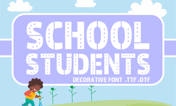 School Students Font - Featured Image