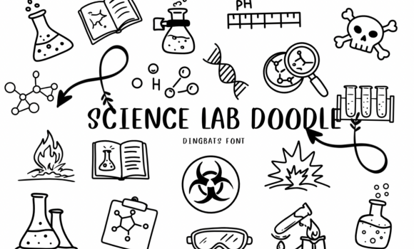 Science Lab Doodle Font Fonts Free Download Science Lab Doodle Font - Featured Image
