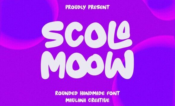 Scola Moow Font - Featured Image
